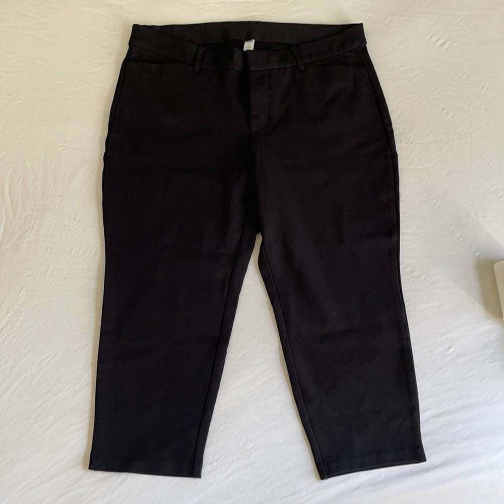 PONTE-KNIT PIXIE TROUSERS SIZE 20 Black